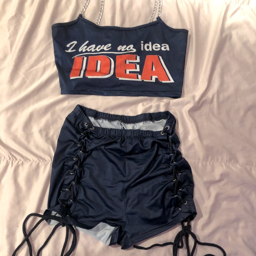 Two piece tank and shorts set